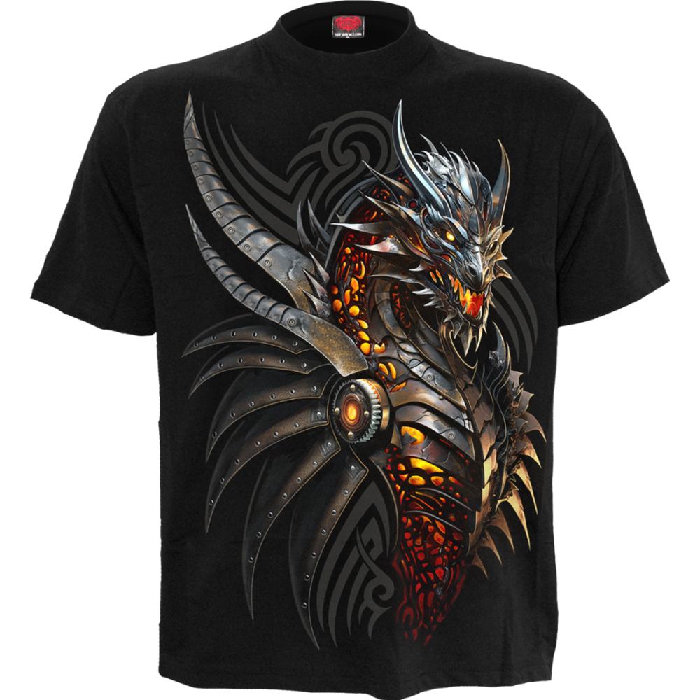 Spiral - Razor Back Herren T-Shirt - Schwarz